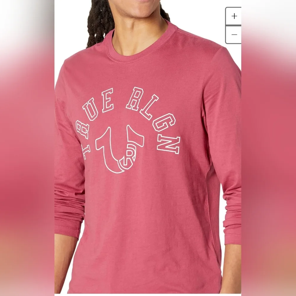 True Religion Long Sleeve Arch True Religion Tee